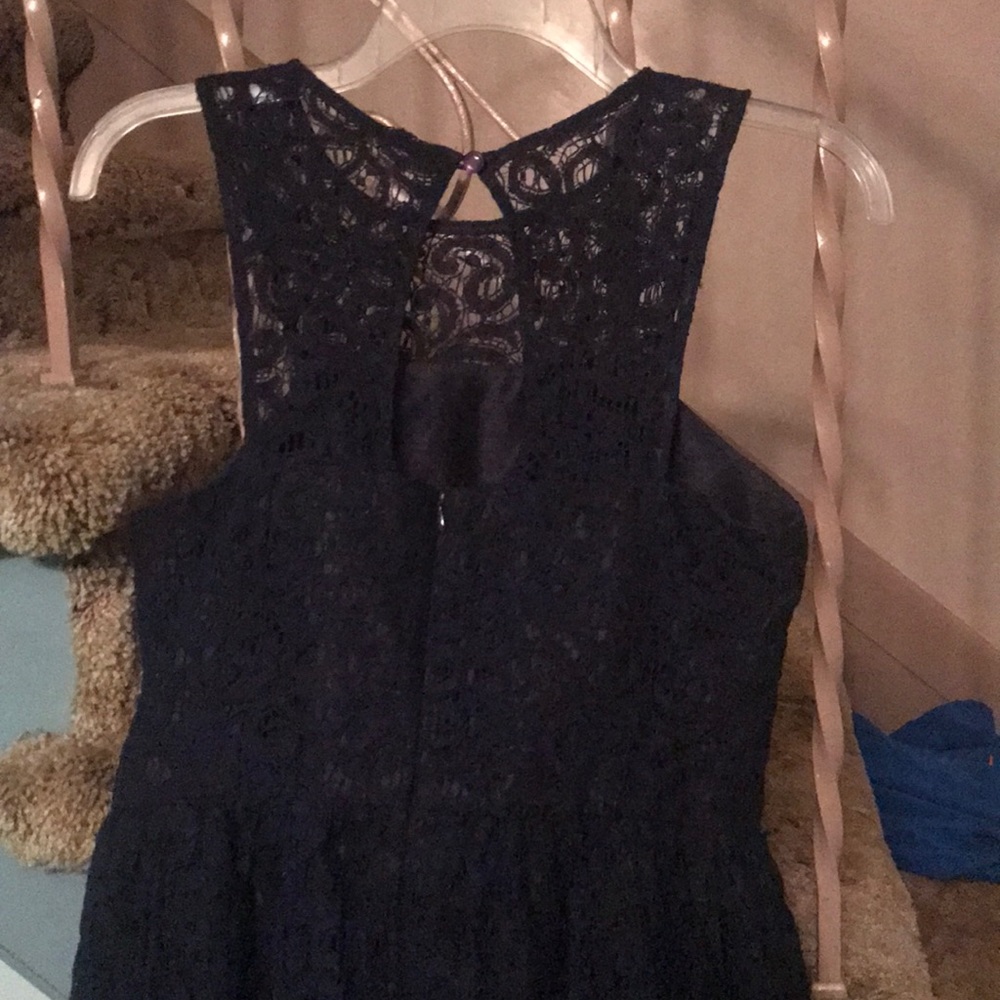 The Limited Lace Navy blue dress